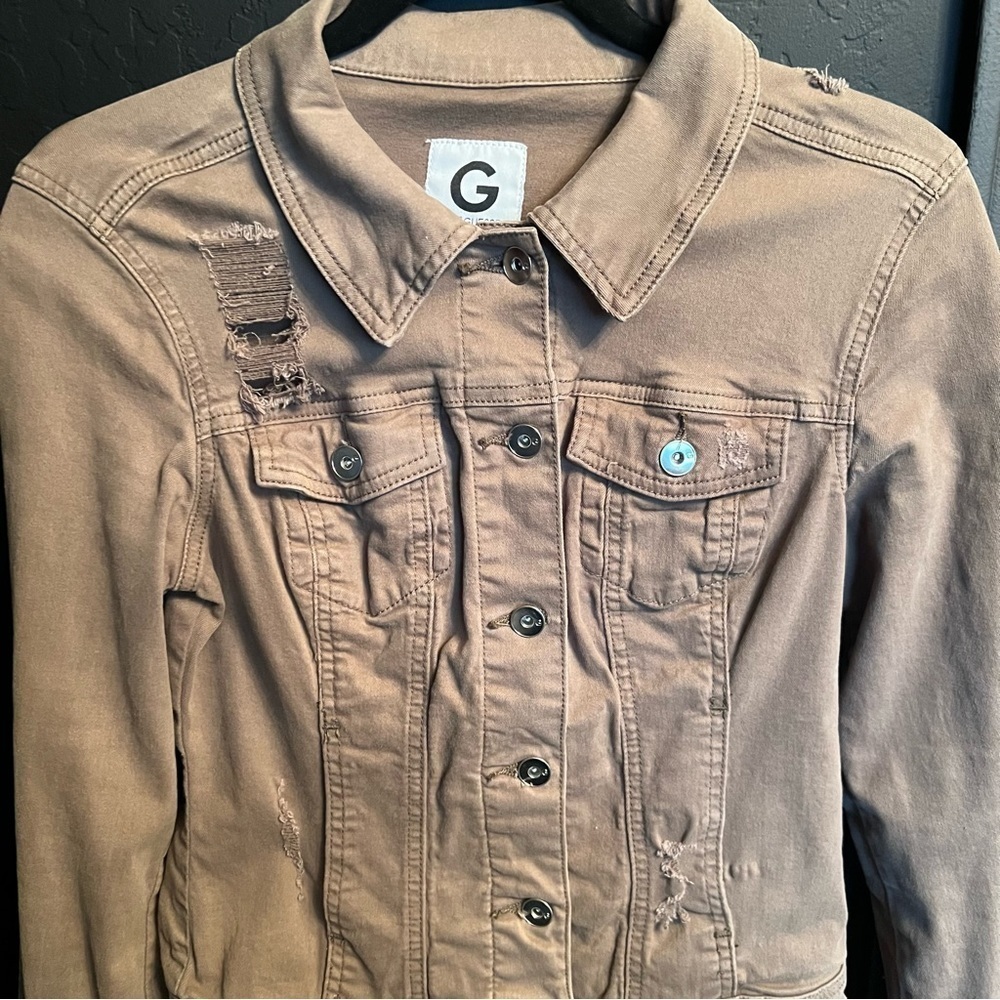 Girls Guess Jackets & Coats | Guess Army Jacket | Color: Green | Size: M|